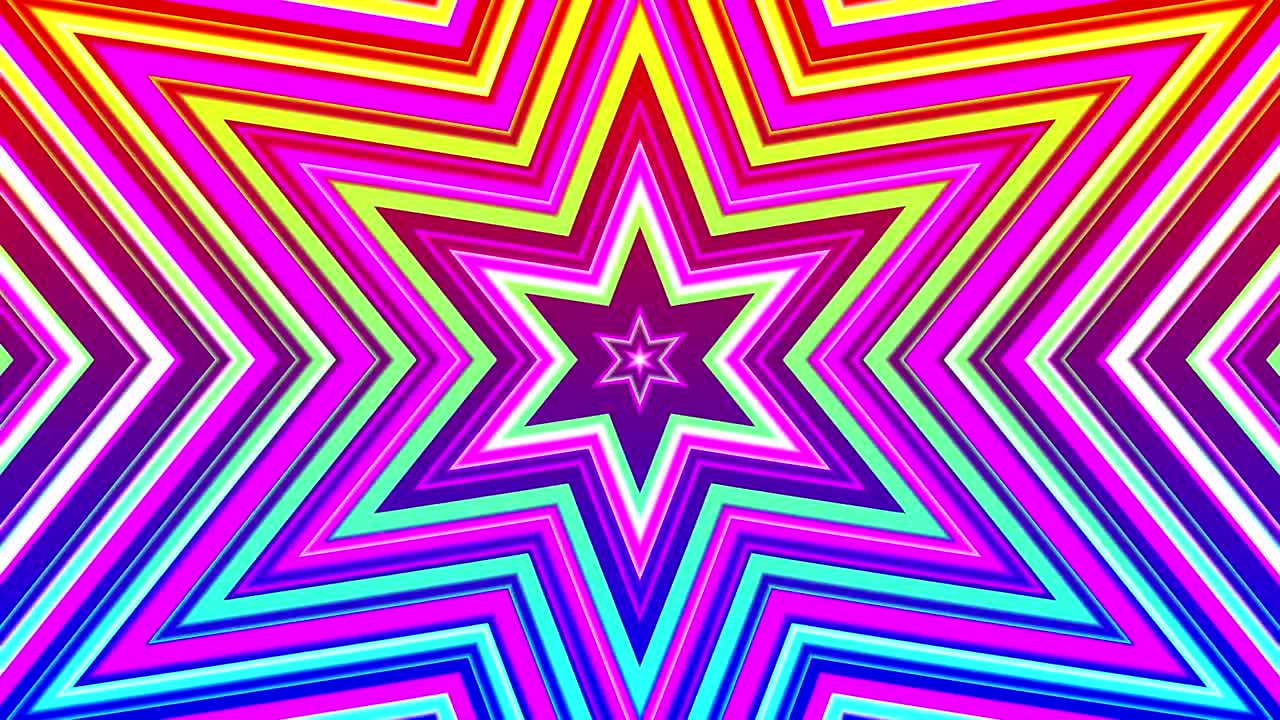 estrellas zoom colores movimiento fondo