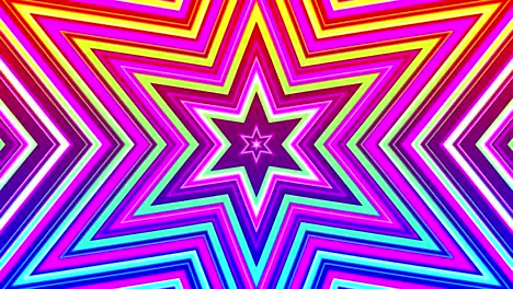 stars zoom colors motion background