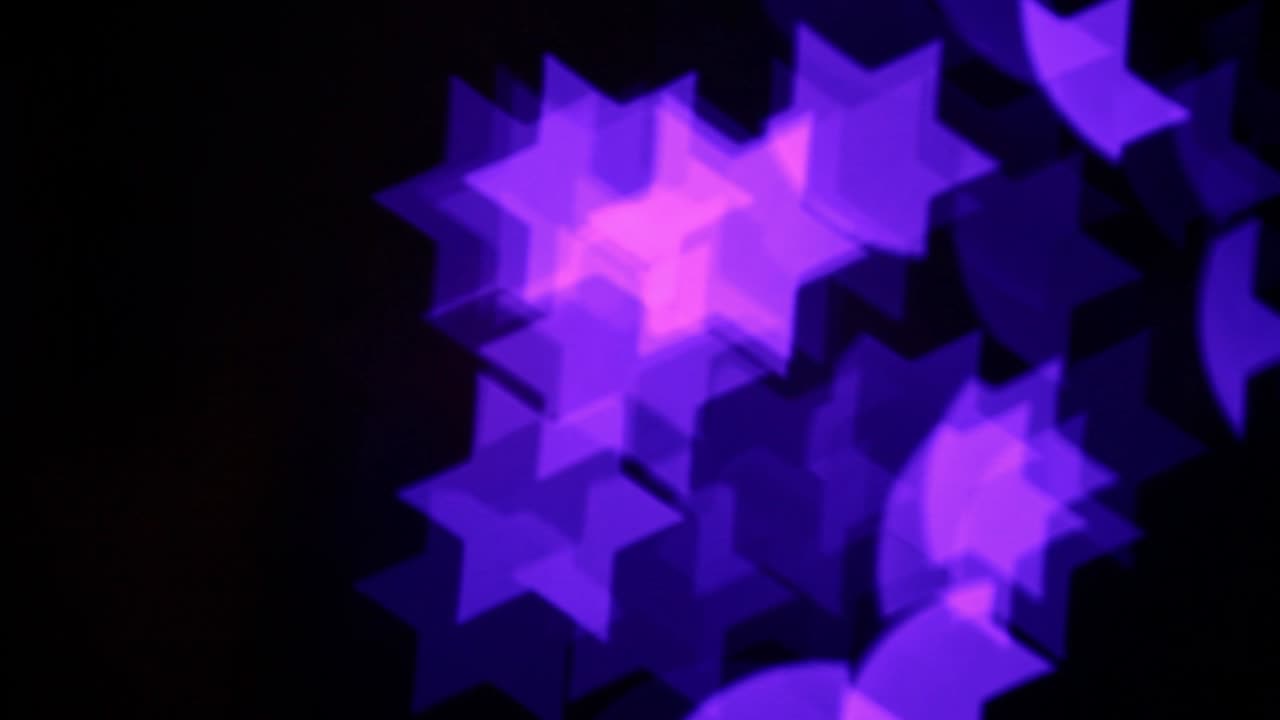 luces navideñas en forma de estrella de belén