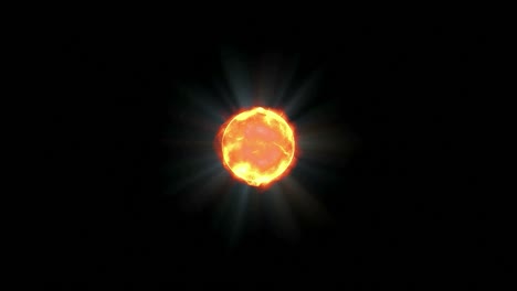 the bright yellow sun of our solar system realistic 3d rendering with solar flares and beautiful particles