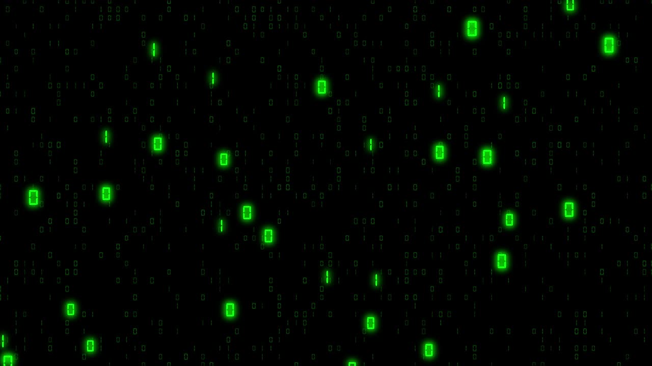 Abstract background with binary code