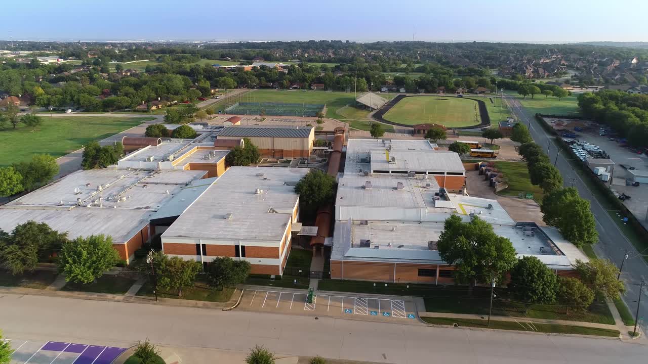 video aereo de la escuela secundaria keller