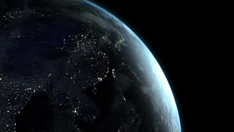 satellite view of earth