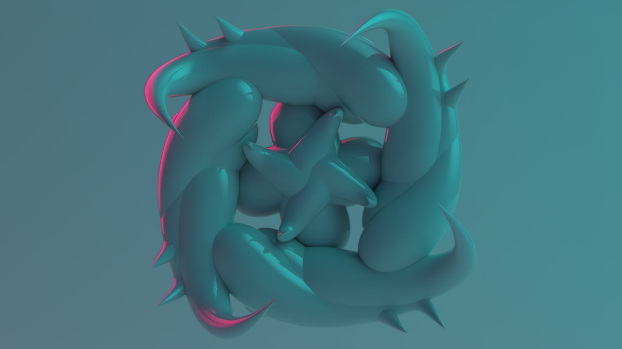 Abstract 3D Geometric Shapes