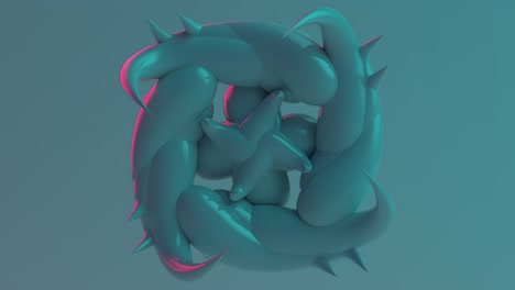 forme geometriche 3d astratte