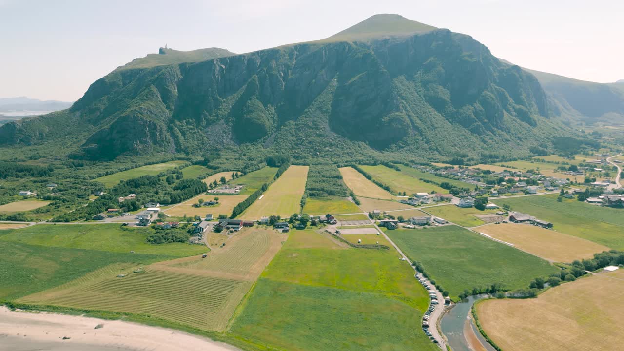 Beautiful beach also known as &rdquo;The Road in the Ocean&rdquo; in Norway