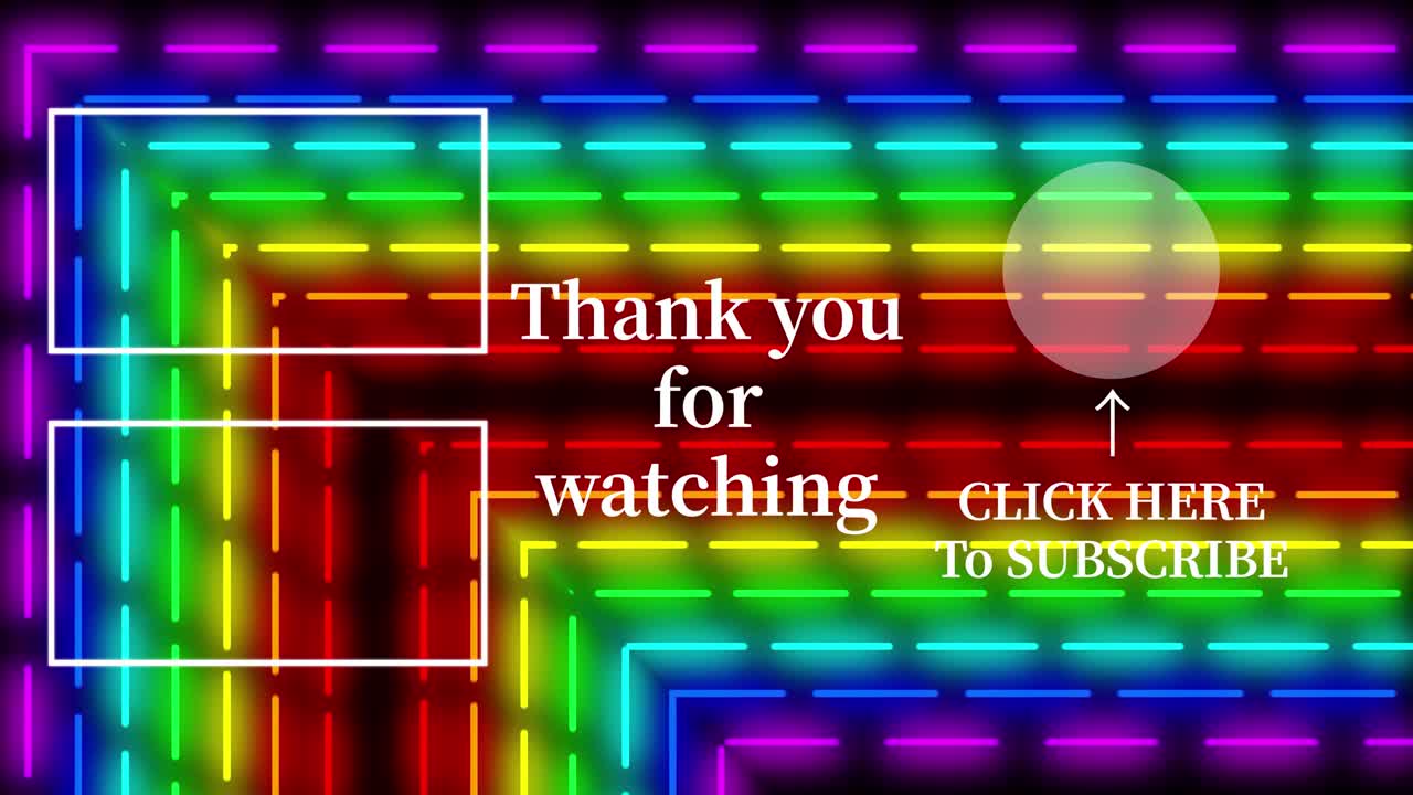 señal de neón barra línea de extremo tarjeta de extremo pantalla gráficos de movimiento