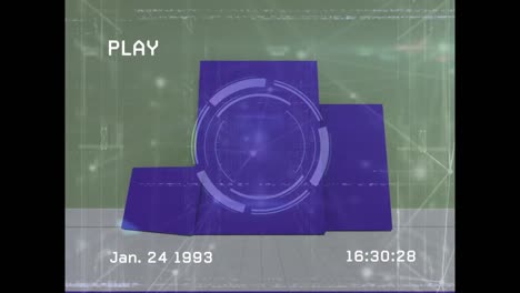 animazione della rete di connessioni attraverso la scansione del campo di applicazione