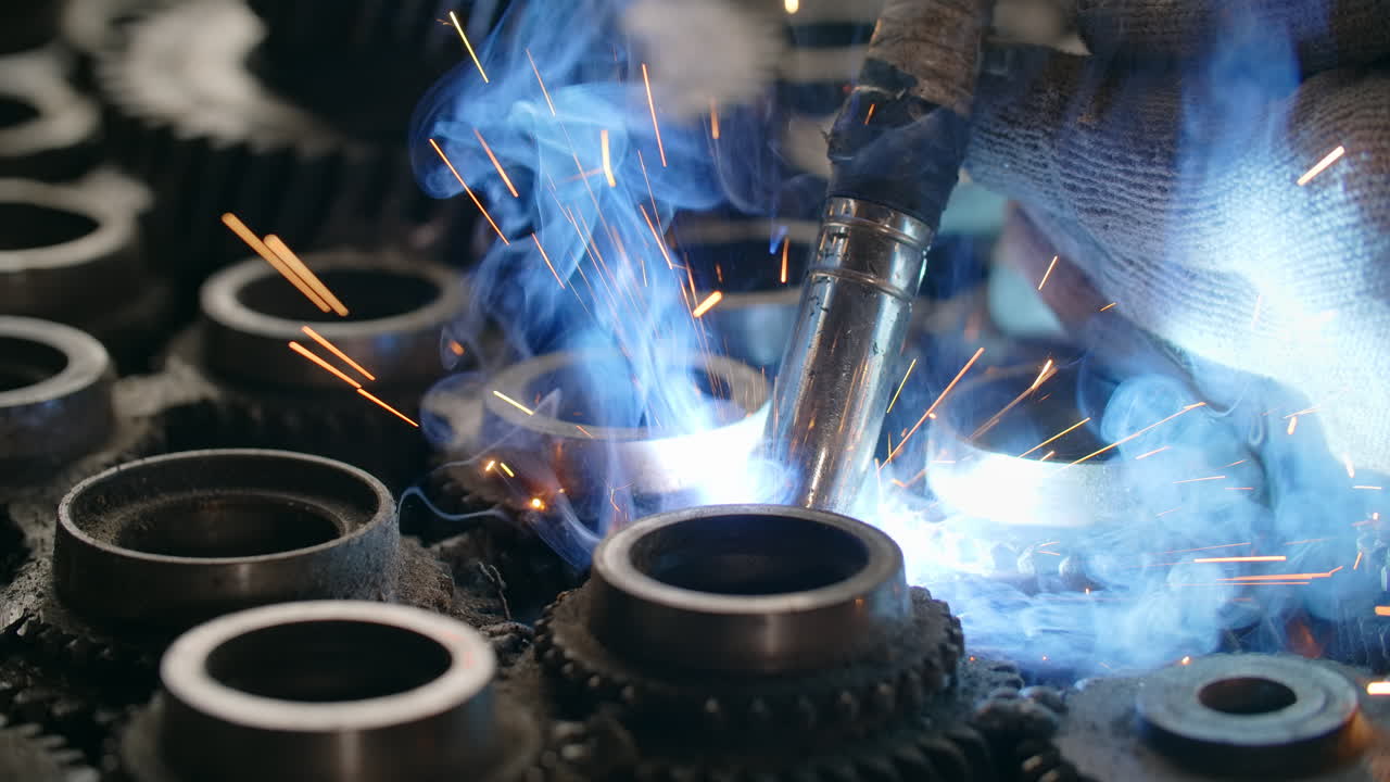 Industrial Welding Process