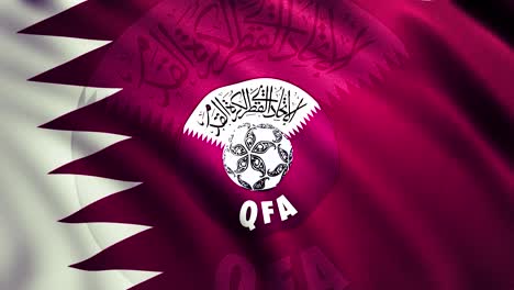 camiseta de la asociación de fútbol de qatar (qfa)