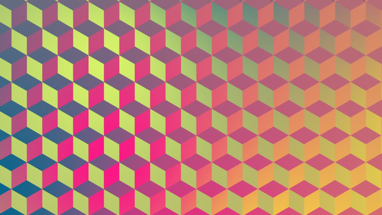 video generado digitalmente de un patrón geométrico