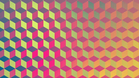 digitaal gegenereerde video van een geometrisch patroon