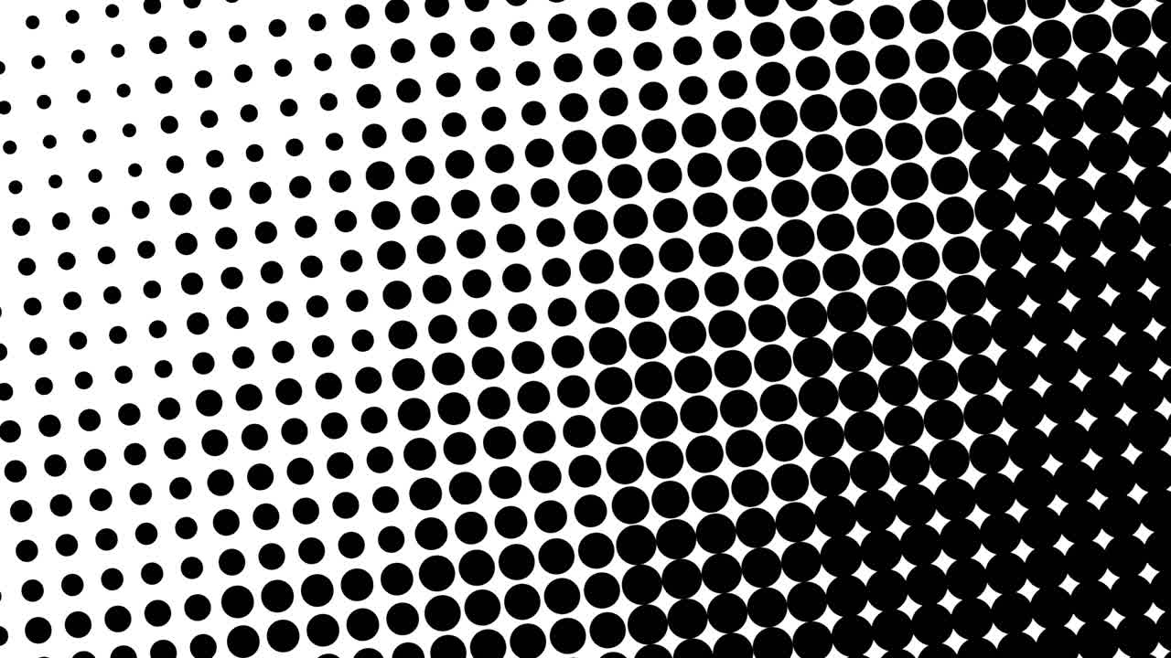 Monochromatic black small dots pattern in rows