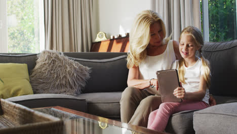 grandmother and granddaughter spending time together