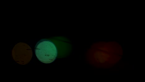 abstract night lights with bokeh effect