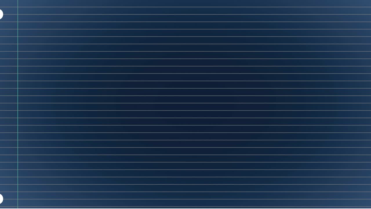 Animation of data processing on blue background with lines
