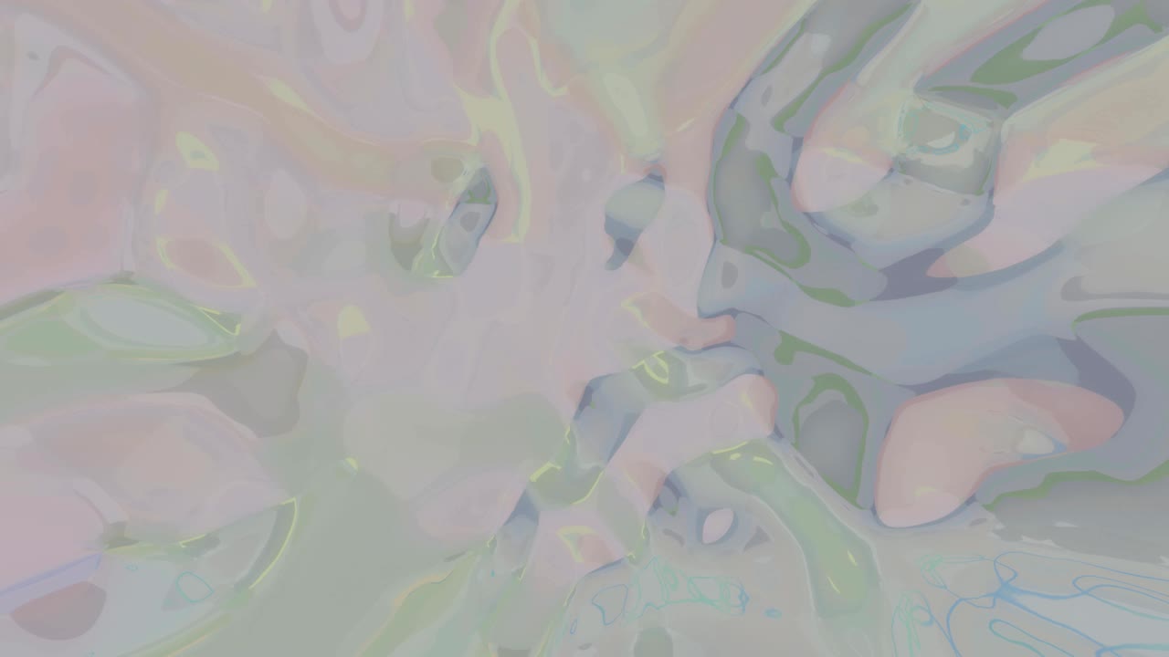 추상적이고 다채롭고 부드러운 무한 운동 또는 원활한 루프.