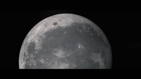 moon viewed from space