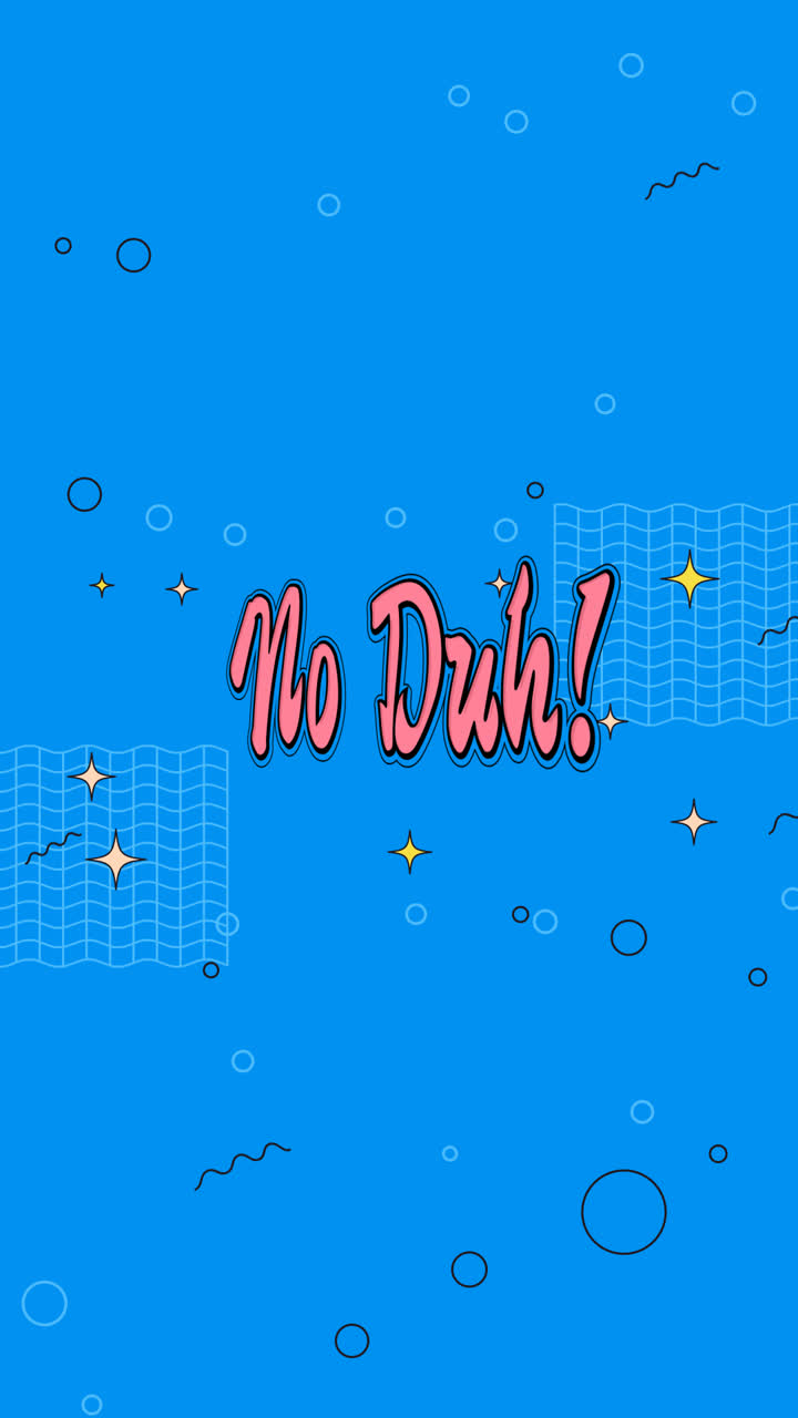 90년대의 모션 그래픽 텍스트 효과 디자인