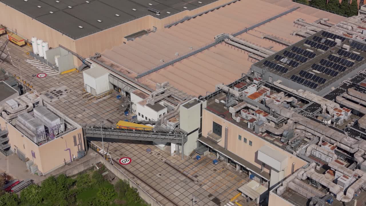 Industrielt fødevarelogistikcenter HVAC-ventilationssystem Italien, Milano.