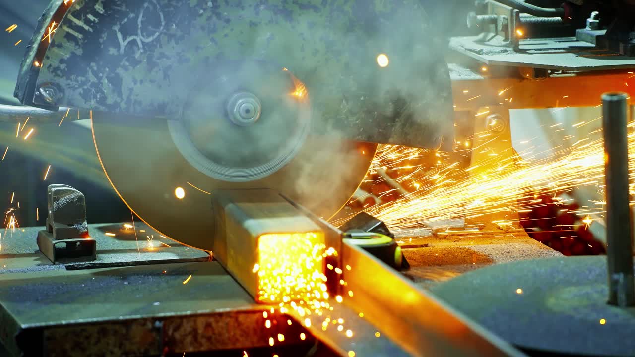 Metal Cutting with Abrasive Saw