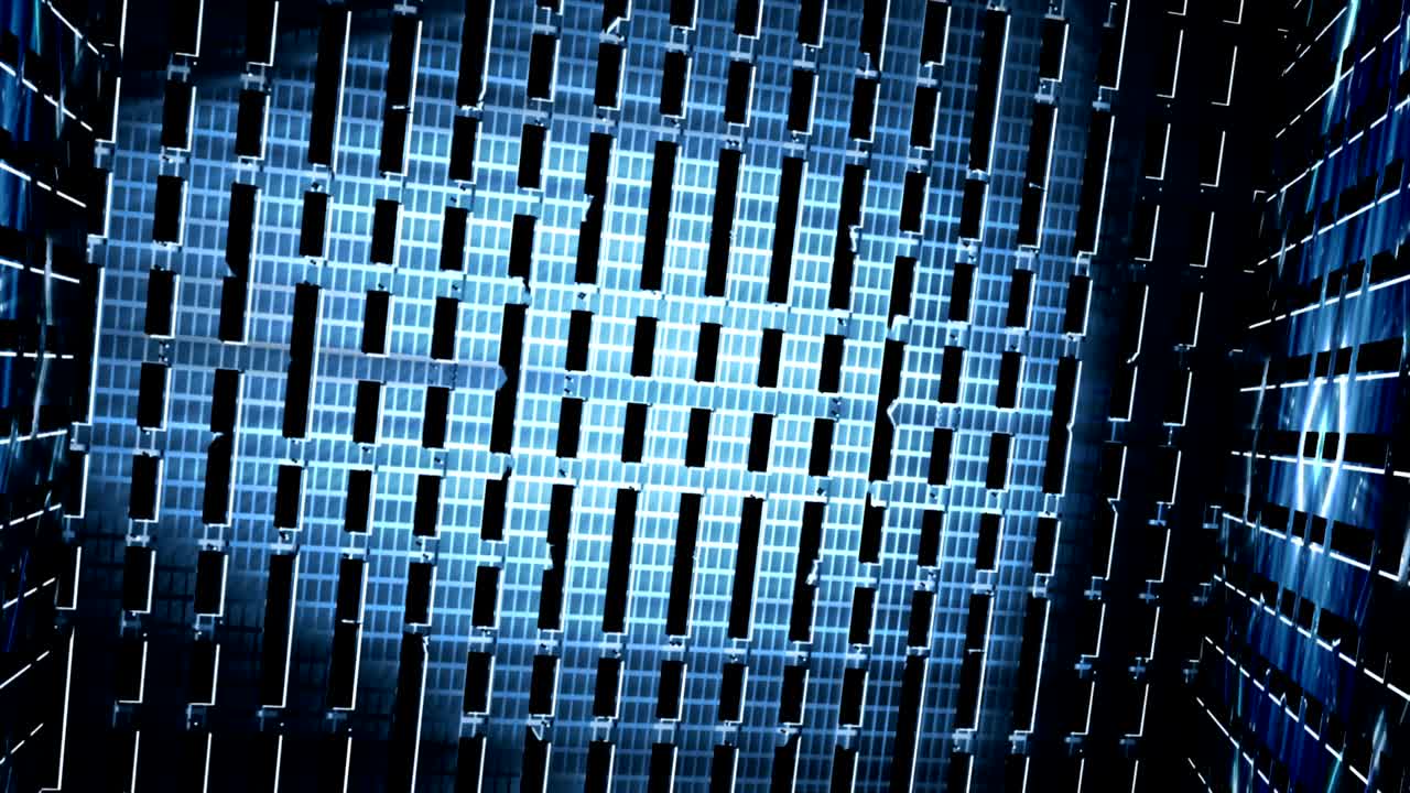 animación de fondo de luces azules
