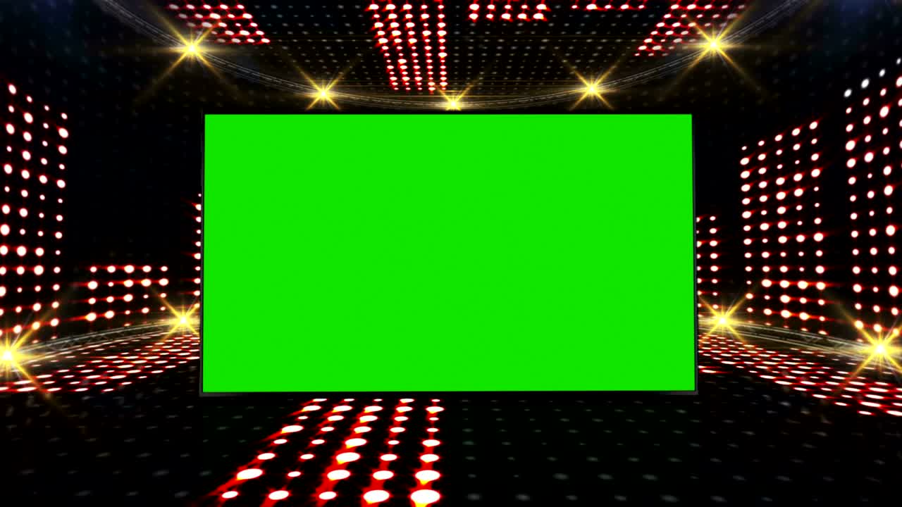 음악 파동 방, 라디오, 조명 전구 애니메이션, 렌더링, 배경, 루프