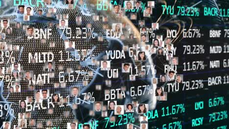 Procesamiento-De-Datos-Del-Mercado-De-Valores-Contra-Iconos-De-Perfil-Que-Forman-Un-Globo