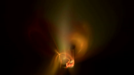 el fondo de movimiento de bucle abstracto de la llama naranja roja