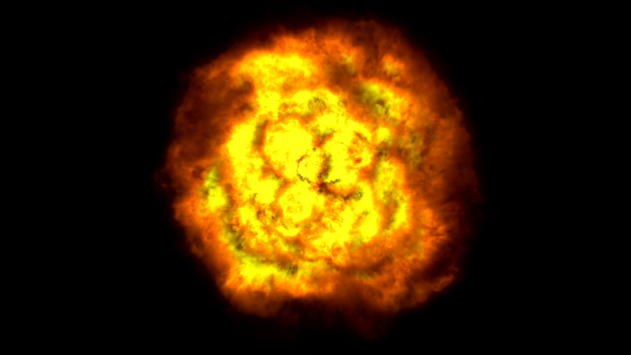explosion with alpha 4k