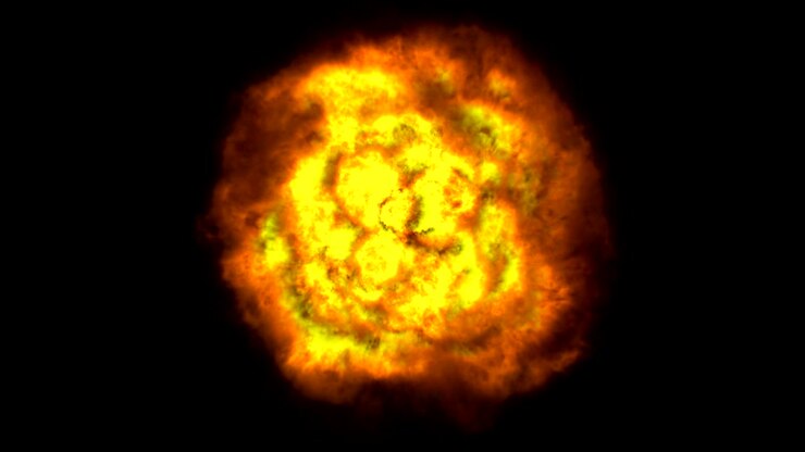 explosion with alpha 4k