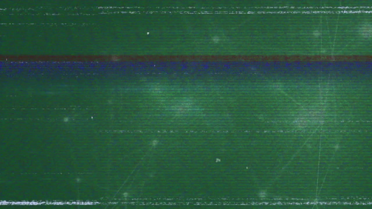 녹색 바탕에 연결 네트워크를 통해 간섭의 애니메이션.