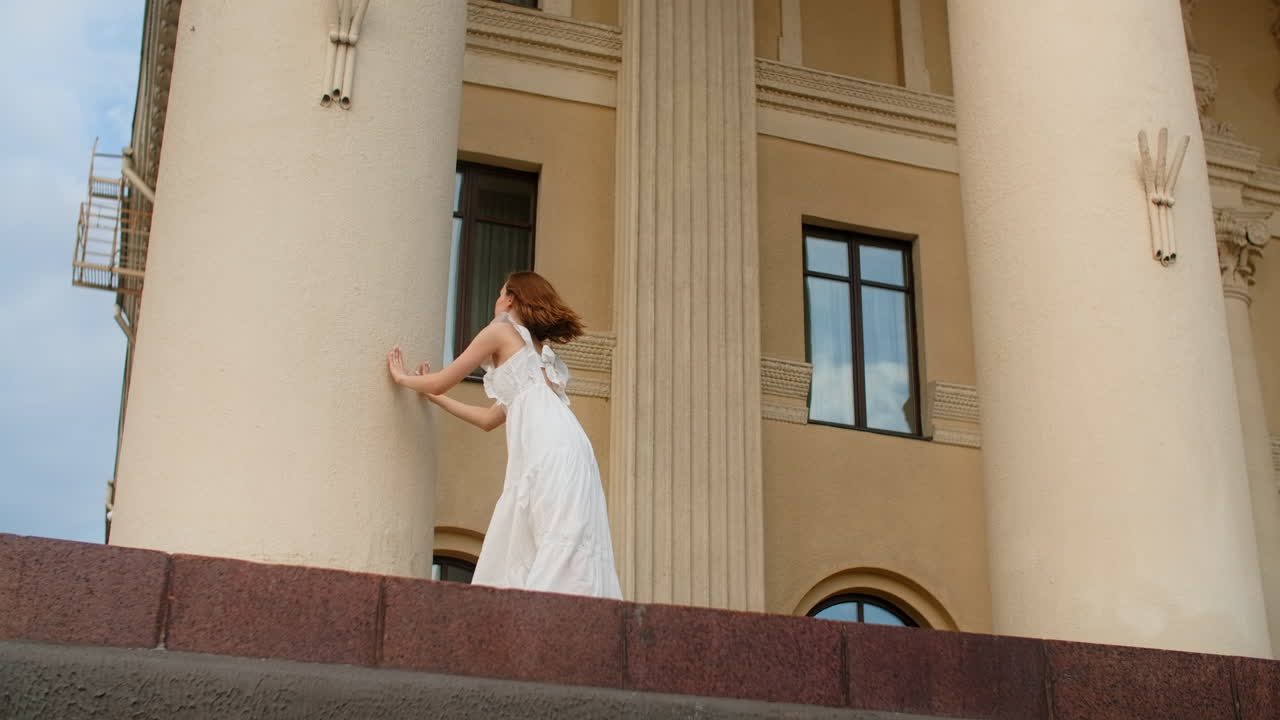 Ballet Dancer in White Dress