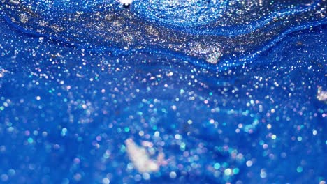 hypnotic swirls of pigment in tranquil ink meditation, blue skyline animation vintage