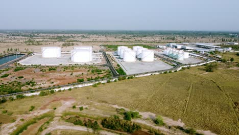 Aerial-drone-view-of-petroleum-products-storage-terminal