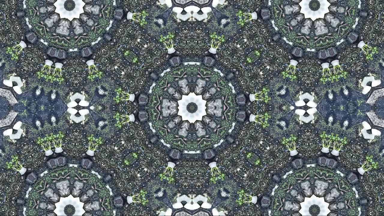 keleidoscopio de fondo abstracto en movimiento de 4k