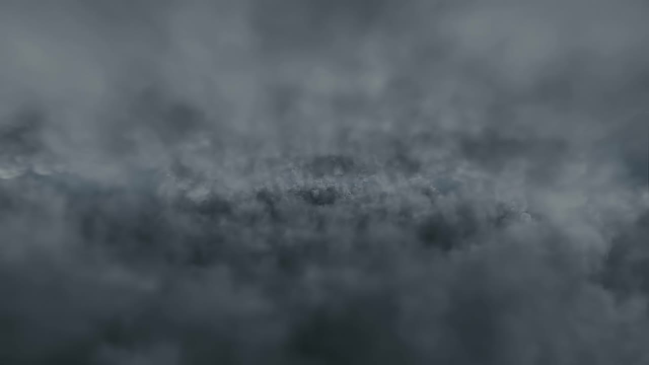 폭풍우가 몰아치는 구름빛