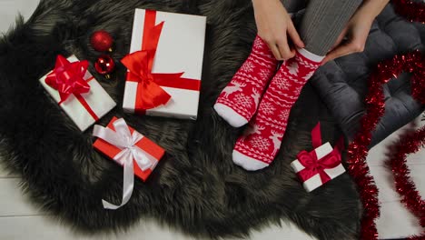Cozy Christmas Gifts and Socks