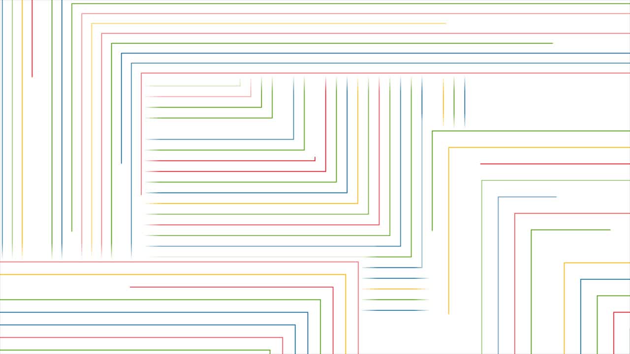 다채로운 미니멀 라인 추상적인 미래 기술 모션 배경
