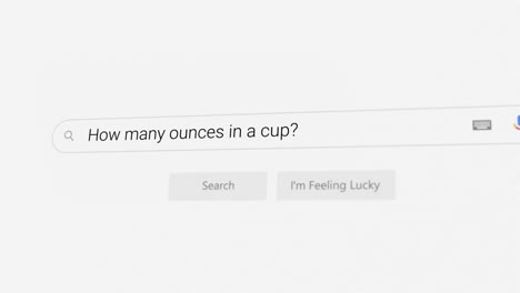 ¿cuántas onzas hay en una taza? en un navegador de internet