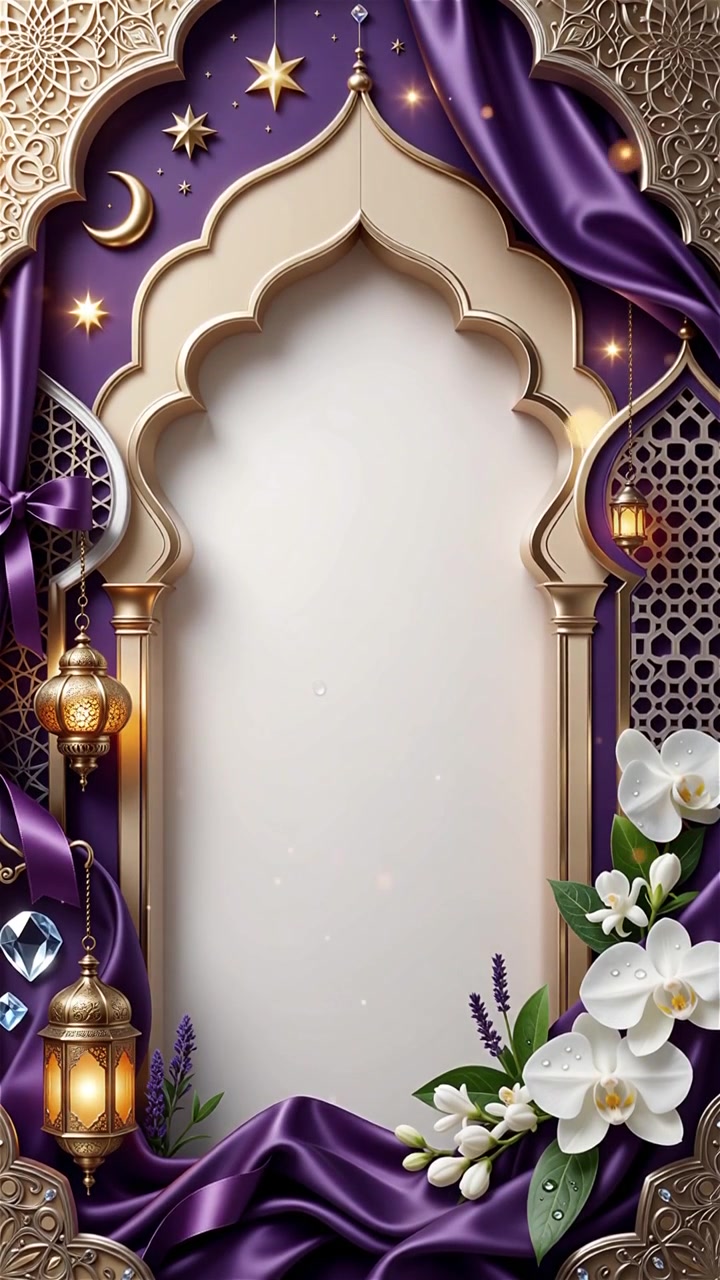 Compleanno del Profeta Maometto Mawlid al-Nabi Sfondo Islamico