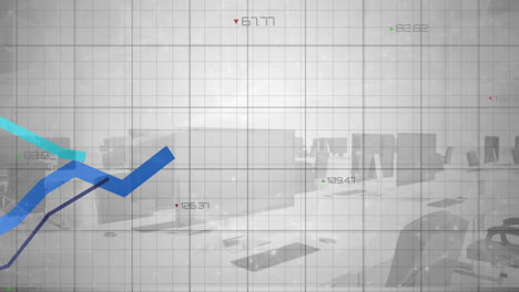 Animación-Del-Procesamiento-De-Datos-Financieros-En-Una-Oficina-Vacía