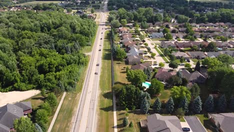 tracking traffic in suburbia over a cross street