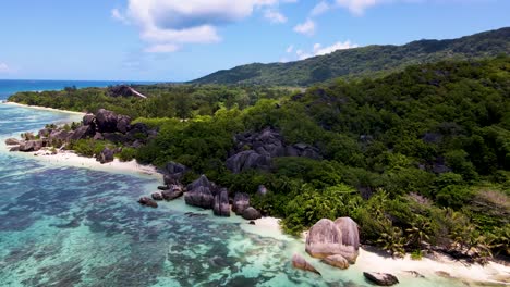 seychelles la digue rocks aerial drone33.mp4