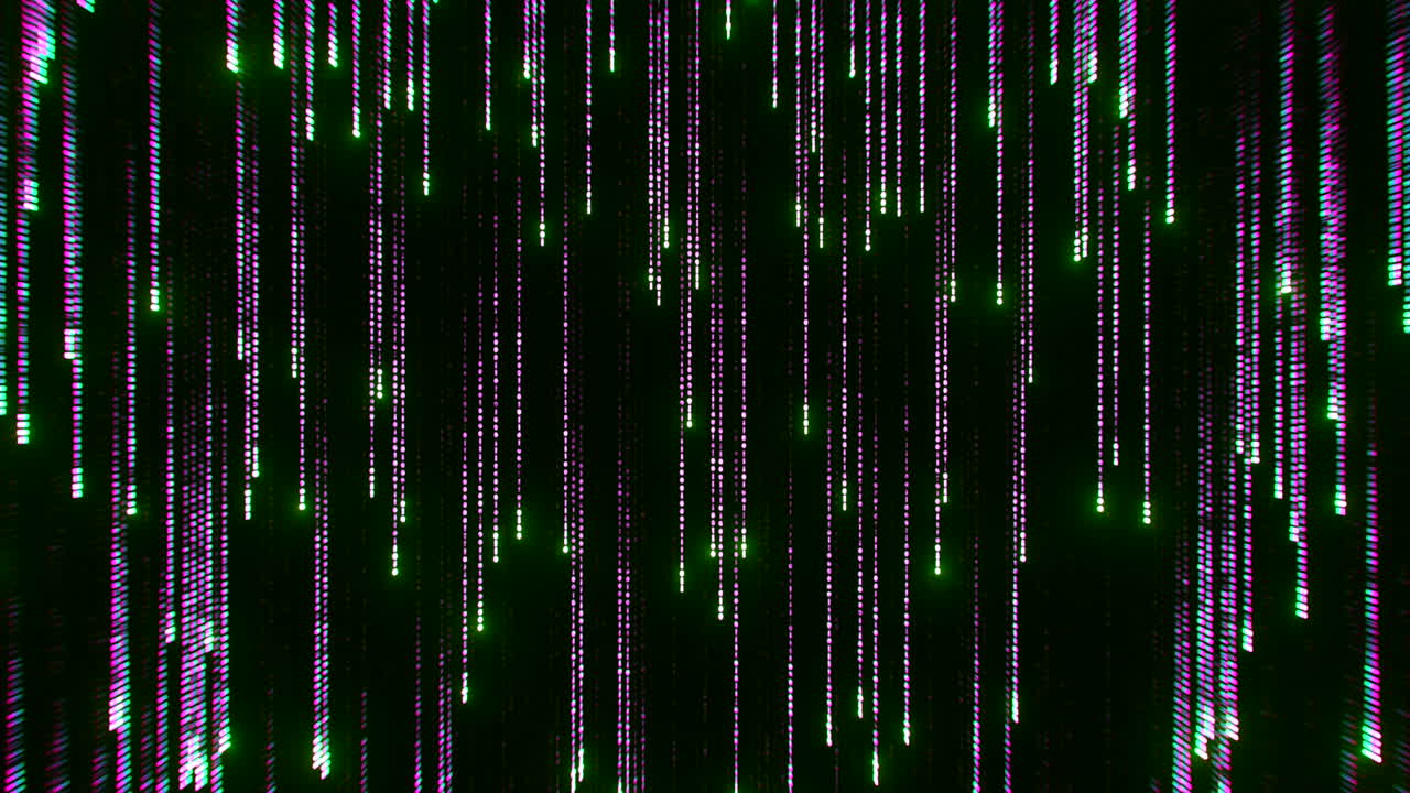 Abstract Digital Rain