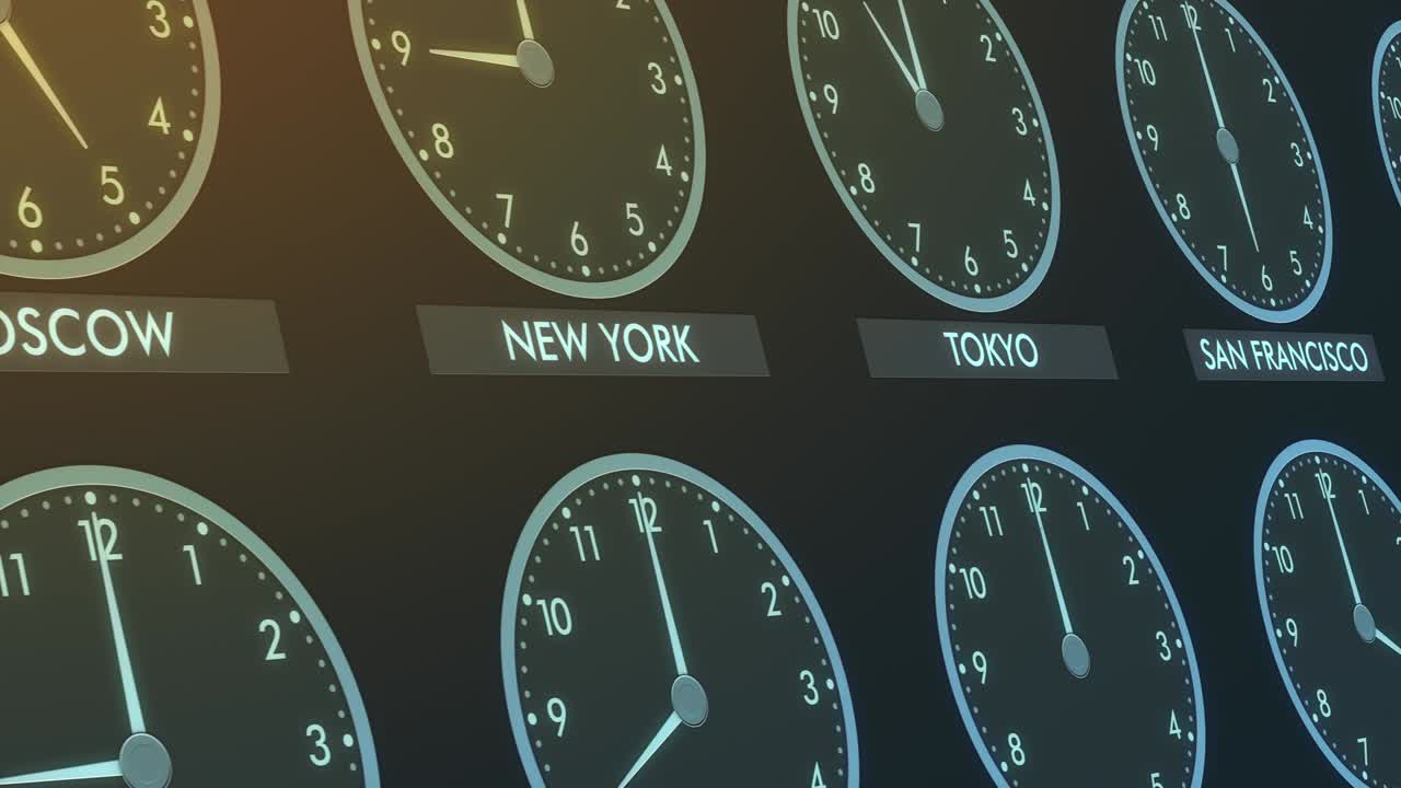 relojes de zona horaria