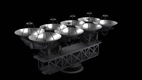 adu-1000 radio telescope - rotation loop