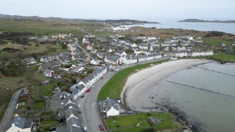port ellen en islay, escocia aérea, reino unido