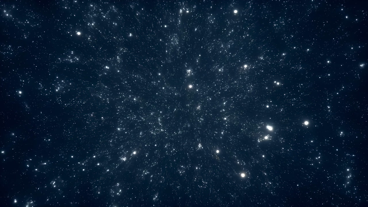 Deep Space Starfield With Twinkling Stars. Cinematic K Backdrop Evokes Infinite Cosmos, Subtle Starlight,