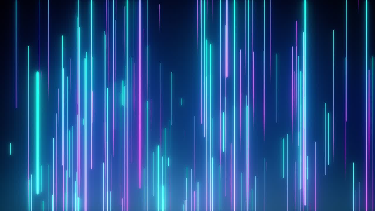 Abstract Neon Vertical Lines